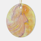 Ornement En Céramique L'ange de Jeanne (Gauche)