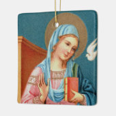 Ornement En Céramique L'Annonciation : Marie (devant) et Gabriel (arrièr (Gauche)