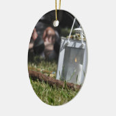 Ornement En Céramique Lanterne lumineuse (Gauche)