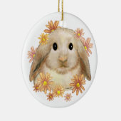 Ornement En Céramique Lapin King Bunny (Droite)