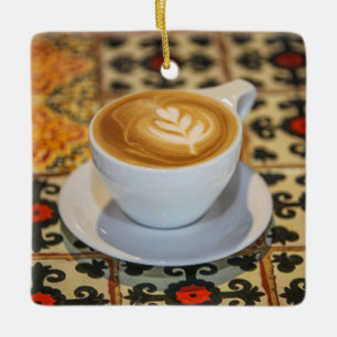 Ornement En Céramique Latte sur carrelage mexicain Pescadero, Mexique