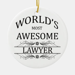 Ornement En Céramique L'avocat le plus impressionnant du monde