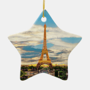 Ornement En Céramique ldp TOUR EIFFEL - Paris - vue