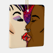 Ornement En Céramique Le baiser | Noël (Droite)