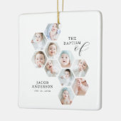 Ornement En Céramique Le Baptême Moderne 10 Photo Collage (Gauche)