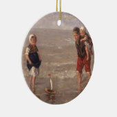 Ornement En Céramique Le bateau de jouet (Droite)