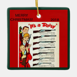 Ornement En Céramique Le BB lance l'ornement de Noël