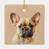 Ornement En Céramique Le bonheur est un chien (Dos)