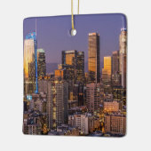 Ornement En Céramique Le centre de Los Angeles à Twilight, (Gauche)