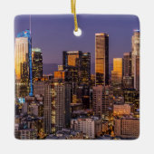 Ornement En Céramique Le centre de Los Angeles à Twilight, (Devant)
