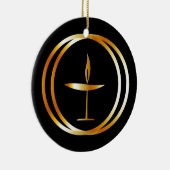 Ornement En Céramique Le Chalice flamboyant (Droite)