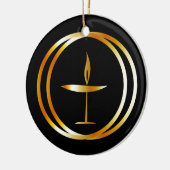 Ornement En Céramique Le Chalice flamboyant (Gauche)