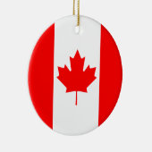 Ornement En Céramique Le drapeau canadien, Canada (Droite)