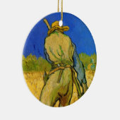 Ornement En Céramique Le Faucheur (d'après Millet) par Vincent van Gogh (Droite)