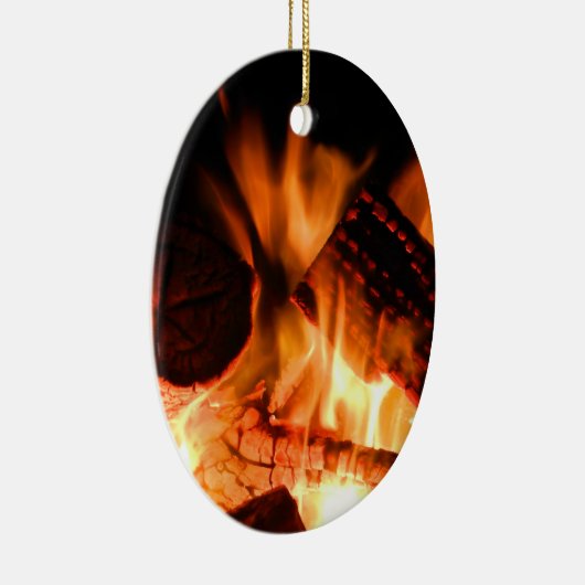 Ornement En Céramique Le feu de camp (Droite)