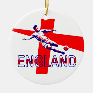 Ornement En Céramique Le football #5 du football de l'Angleterre
