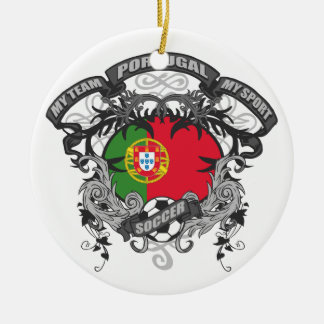 Ornement En Céramique Le football Portugal