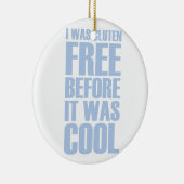 Ornement En Céramique Le gluten libèrent (Droite)