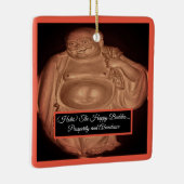 Ornement En Céramique Le joyeux Bouddha (Droite)