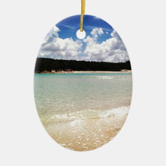 Ornement En Céramique Le Lagon Bleu (Devant)