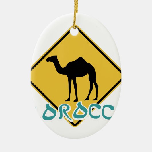 Ornement En Céramique Le Maroc (Devant)