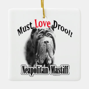 Ornement En Céramique Le Mastiff napolitain doit aimer le Porte - clé dr