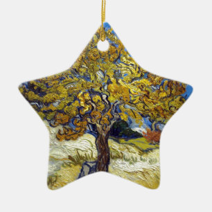 Ornement En Céramique Le mûrier, Vincent van Gogh. Vintage