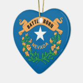 ORNEMENT EN CÉRAMIQUE LE NEVADA (Gauche)