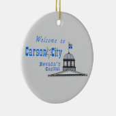 Ornement En Céramique Le NEVADA Carson City (Droite)