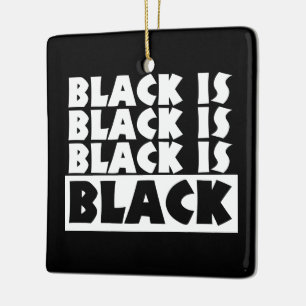 Ornement En Céramique Le noir est noir