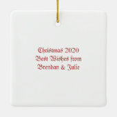 Ornement en céramique ~ Le panneau de la loge (Dos)