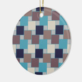 Ornement En Céramique Le paon sur la plage (Gauche)