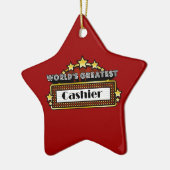 Ornement En Céramique Le plus grand caissier du monde (Gauche)