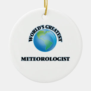 Ornement En Céramique Le plus grand météorologiste du monde