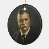 Ornement En Céramique Le Président Theodore Roosevelt par la (Gauche)