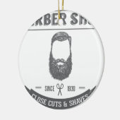 Ornement En Céramique Le salon de coiffure (Gauche)