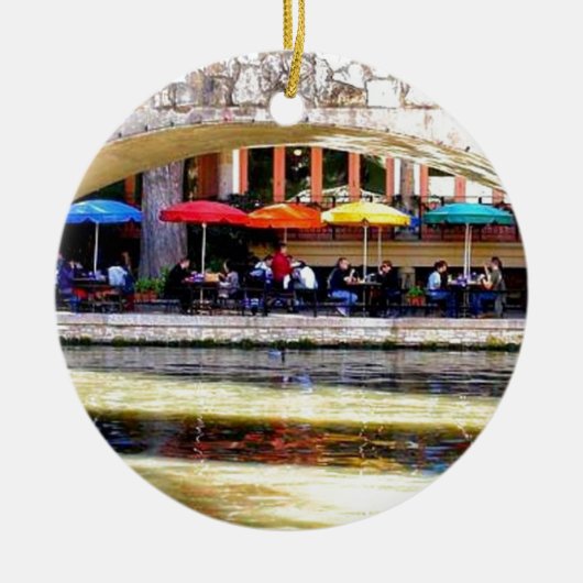 ORNEMENT EN CÉRAMIQUE LE TEXAS - SAN ANTONIO 2 (Devant)