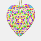 Ornement En Céramique Le vitrail. Judaical (Gauche)