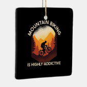 Ornement En Céramique Le VTT Est Très Addictif (Droite)