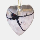 Ornement En Céramique Le Web de la veuve (Gauche)