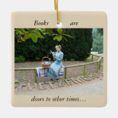 Ornement En Céramique Lecture de Madame (Devant)