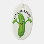 Ornement En Céramique Légende du chou de Noël (Droite)