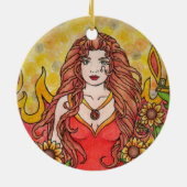 Ornement En Céramique Leo (Dos)