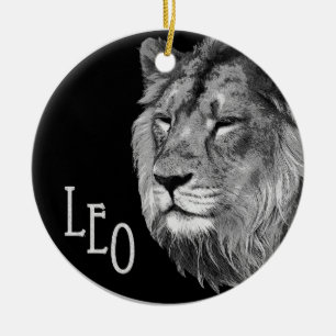 Ornement En Céramique Leo le lion