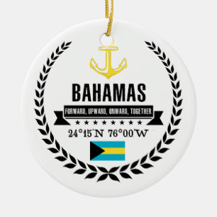 Ornement En Céramique Les Bahamas