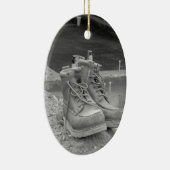 Ornement En Céramique Les bottes d'un ouvrier (Droite)