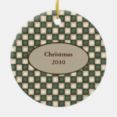 Ornement En Céramique Les cerfs communs me craignent date drôle de (Dos)