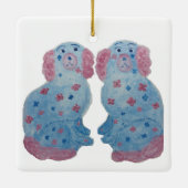 Ornement En Céramique Les Chiens Du Staffordshire (Dos)