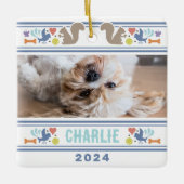 Ornement En Céramique Les choses préférées du chien (Devant)