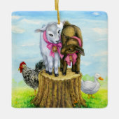 Ornement En Céramique Les critères de Laurie (Devant)